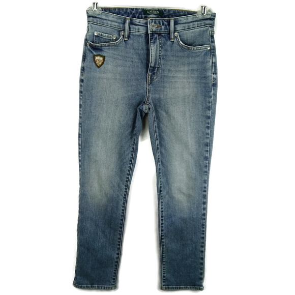 RALPH Lauren 5 Pocket Cropped Skinny Jeans - Picture 3 of 7